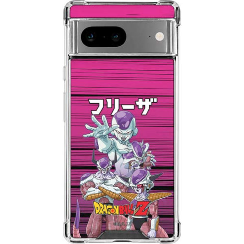 Dragon Ball Z Frieza Evolution Google Pixel 8 Clear Case